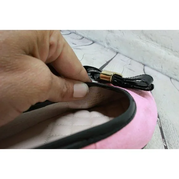 Vince Camuto Timba  Pink Suede Slip On Casual Flat Shoes Size 6 Medium - Picture 9 of 10